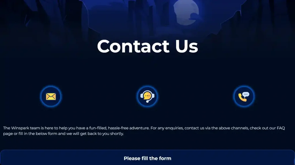 winspark technical support